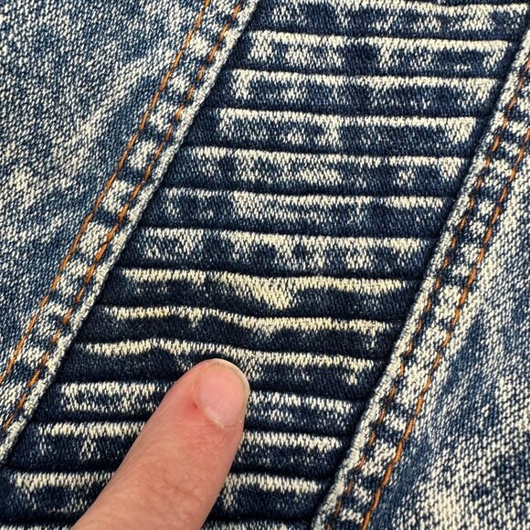 Vintage Denim Tote Blue Acid Wash 1980s Shane Purse Shoulder Bag Retro Fashion - Picture 7 of 12